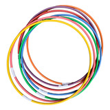 6 Bambolês Infantil Arco 65cm Colorido - Atacado