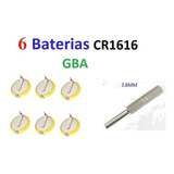 6 Bateria Cr1616 + Chave Gambit 3.8mm - Frete R$ 14,80