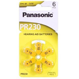 6 Baterias Pr230 Aparelho Auditivo Panasonic Bateria Cartela