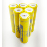 6 Baterias Recarregável 18650 9800mah 3.7v