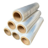 6 Bobinas Filme Stretch 3kg 500x0,25 Virgem - 6 Rolos