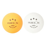 6 Bolas Tênis De Mesa Competição 3 Estrelas Huieson Plástico