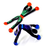 6 Bonecos Super Ninja Cartela Gruda Na Parede Ou Vidro