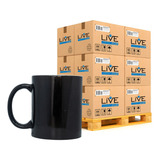6 Canecas Magica Preta Brilho Importada Sublimação Live