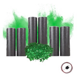 6 Canhões Serpentina + 2 Latas Fumaça Azul Rosa Verde Lilás