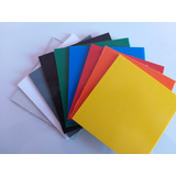 6 Chapa Placa Ps Poliestireno Colorida 1mm X 50cm X 50cm