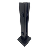6 Coluna Torre Inox 60 Cm Preto Fosco Guarda Corpo 2 Furos