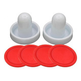 6 Controle Deslizante De Air Hockey, 2 Unidades De Taco