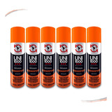 6 Desengripante Lubrificante Em Spray Anti Ferrugem 300 Ml