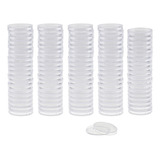 6 Estojo Protetor Para Moedas 28mm .