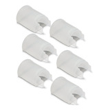 6 Extensor Prolongador De Sementes P/ Comedouro Meia Lua