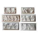 6 Forma 3d Tijolo Rockfaces Ttravertino Molde 3d Para Ciment