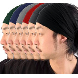 6 Headband Masculino Bandanas Esportivas Proteção