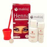 6 Kits Henna  Sobrancelhas Makiaj Natural - Escolha As Cores