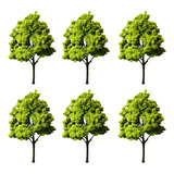 6 Miniaturas De Árvores Para Maquete