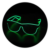 6 Óculos Led Neon Rave Balada