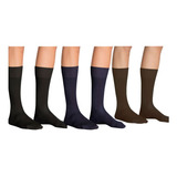 6 Pares Meia Social Lupo 1795-001 Refinata Masculina Modal