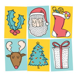6 Placas Quadro Decorativas Papai Noel