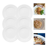 6 Pratos Jantar Raso 24,5cm Oxford Buffet Restaurante