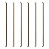 6 Puxadores Para Guarda Roupas Grande Porta Comoda Bau 608mm