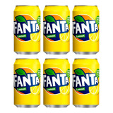 6 Refrigerante Fanta Lemon - Limao
