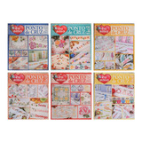 6 Revistas Eu Amo Ponto Cruz Fácil Ed. Central 1 Lote