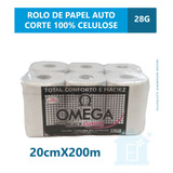 6 Rolos Papel Toalha Auto Corte