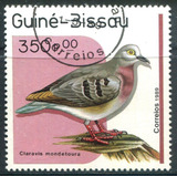 6 Selos Da Guiné Bissau Fauna Aves Pássaros Animais - L.3389