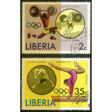 6 Selos Esportes Olimpíadas Jogos Olímpicos Libéria - L.3526
