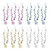 6 Serpentinas Metalizadas Carnaval Consulte Cores