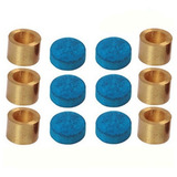 6 Sola Master 11mm Macia Original + 6 Virola Taco Sinuca