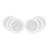 6 Spot Redondo De Embutir Luz Quente / Frio Para Movel