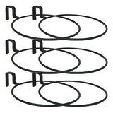 6 Suporte Anel Treliça Pallet Vaso Autoirrigável 16cm Raiz