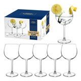 6 Taças Vidro Crystal Bohemia Gin Drinks Coquetéis 570 Ml