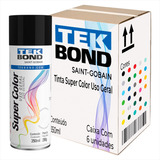 6 Tinta Spray Super Color Acrílica Para Móveis Metal Tekbond