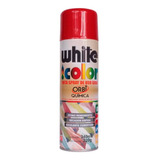 6 Unidades Tinta Spray Uso Geral Vermelho White Color 340ml