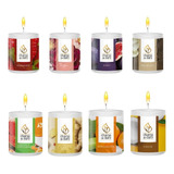  6 Velas Aromáticas 6 Aromas Perfumada Na Caixa Decoração