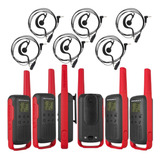 6 Walktalk Motorola T210br Comunicador Até