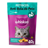 6 X Whiskas Anti Bola De Pelo 40g Super Oferta