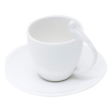 6 Xícaras Café C/pires Porcelana Birds Alça Passarinho Wolff