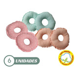 6 Absorvente Rosquinha Para Seio Peito Amamentação Lavável