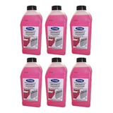 6 Aditivos De Radiador Rosa Concentrado Prime 1 Litro Ex1220