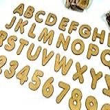 6 Alfabetos E Números Mdf Madeira 5cm 216 Letras E Número Mega Impress