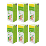 6 Algodão Quadrado Bellacotton Sem Perfume Bebê 600 Unidades