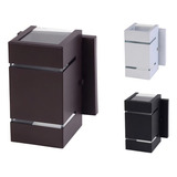 6 Arandela Externa Catarina 8 Com Base Efeito Parede Interna 110v 220v