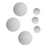 6 Arandela Redonda Moon 3x40 3x20cm P Led Halopin G9