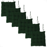 6 Assentos De Cadeira Futon 40x40 liso