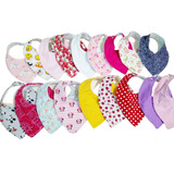6 Babador Bandana Atoalhado Flamingo Onça Bandana