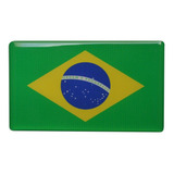 6 Bandeiras Adesivas Resinadas Alemanha Brasil