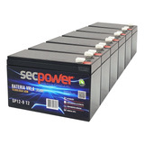 6 Bateria 12v 9ah Para Nobreak Engetron 3 2 Kva Safe Server